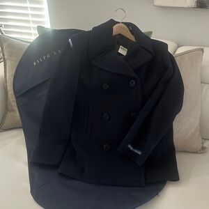 Ralph Lauren Navy Pea Coat